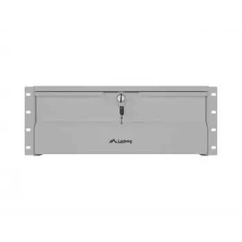 LANBERG 19 palcová 4U polica 360mm sivá (4U/483x360mm, nosnosť do 90kg, 4-bodové uchytenie)