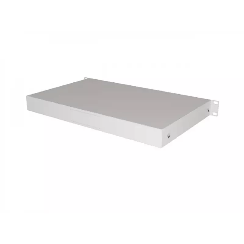 LANBERG 1U 19 inch výsuvný zásuvka 270 mm hĺbka sivá (nosnosť 30 kg)