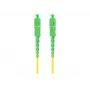 LANBERG Fiber Optic Patch Cord SM SC/APC-SC/APC Simplex G.657.A1 1m Žltý