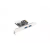 Lanberg PCE-US3-002 interná USB 3.2 Gen 1 PCI Express karta s 2 externými portami a 1 interným headerom