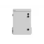 Lanberg WAH1-3450-00S 10-palcový nástenný/stĺpový IP55 hermetický rack 6U 340x250x500 mm sivý (montovaný)