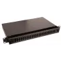 Lanview LVO231552 19 palcov 1U 24-portový optický patch panel pre SC Duplex/LC Quad, rack montáž, čierny