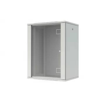 LANVIEW RWF16U45WH 16U 19-palcová nástenná skriňa Flat Pack s rýchlou montážou, biela