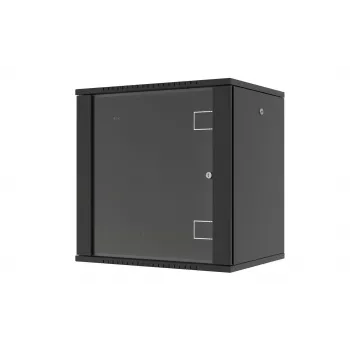 LANVIEW Quick Assembly Flat Pack 19 nástenná skriňa 9U čierna