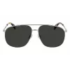 LANVIN LNV110S-045 pánske hranaté slnečné okuliare čierna/sivá 60/14/145 mm