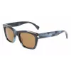 LANVIN LNV620S-425 pánske hranaté acetátové slnečné okuliare - modrý rám, sivé šošovky, UV400