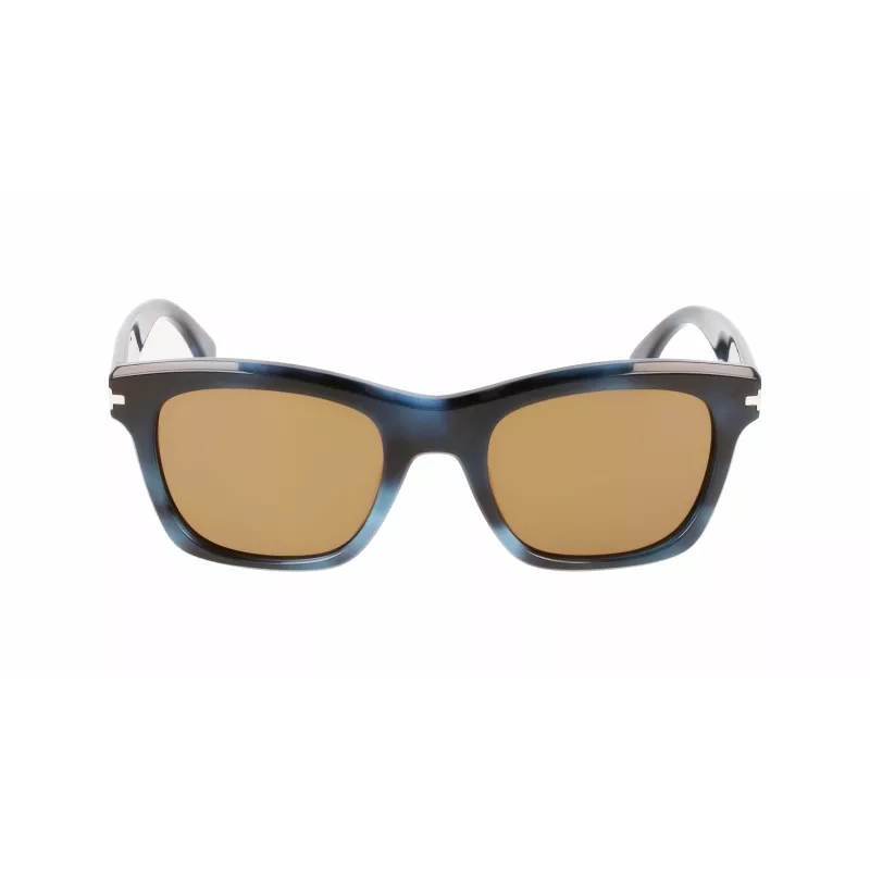 LANVIN LNV620S-425 pánske hranaté acetátové slnečné okuliare - modrý rám, sivé šošovky, UV400