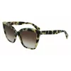 LANVIN dámske motýlie slnečné okuliare LNV617S-272 Havana/hnedé gradientové 59 mm
