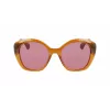 LANVIN dámske LNV628S-208 cat-eye slnečné okuliare, havana acetát, hnedé gradientové sklá 54mm
