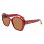 LANVIN dámske hranaté slnečné okuliare LNV628S-601 - čierna/sivá - 54/19/140 mm