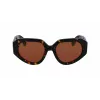 LANVIN dámske slnečné okuliare LNV647S-234 Brown Havana acetát 53 mm