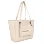 Laura Ashley dámska ramenná kabelka z krémového prešívaného umelého koženého materiálu - Relief Q LTD CRM (30x30x10 cm)
