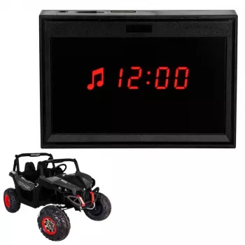 LCD hudobný panel pre auto na batériu XMX603