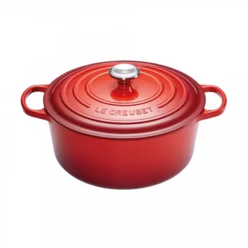 Le Creuset Signature okrúhly pekáč 30cm višňovo červený smaltovaná liatina 7,5L