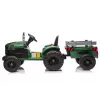 LEAN CARS 24V akumulátorový traktor s prívesom tmavozelený - CH9959B