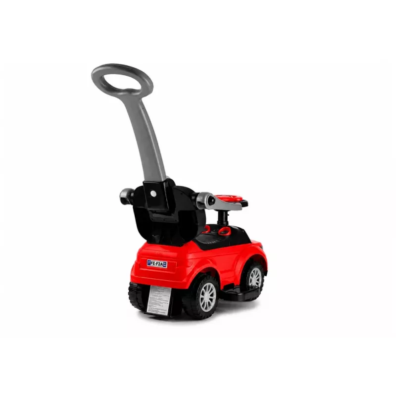 LEAN CARS 614W detské odrážadlo s rukoväťou - červená