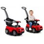 LEAN CARS 614W detské odrážadlo s rukoväťou - červená