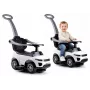 LEAN CARS 614W detské odrážadlo s rukoväťou pre rodiča - biela