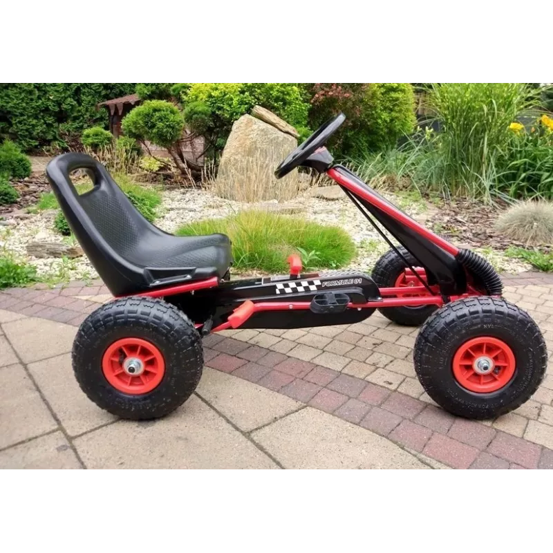 LEAN CARS A-15 GO KART červené
