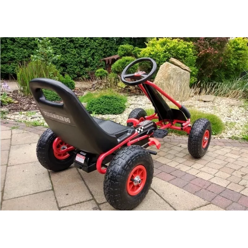 LEAN CARS A-15 GO KART červené
