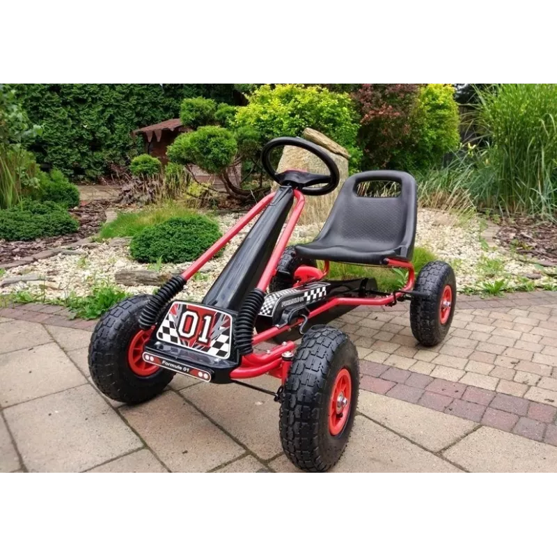 LEAN CARS A-15 GO KART červené