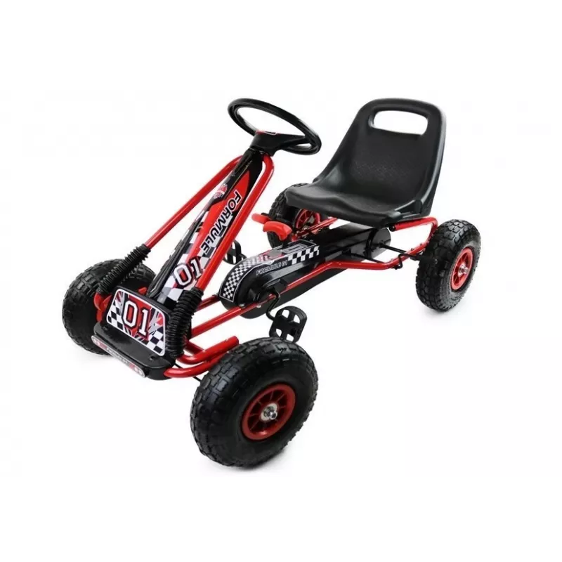 LEAN CARS A-15 GO KART červené