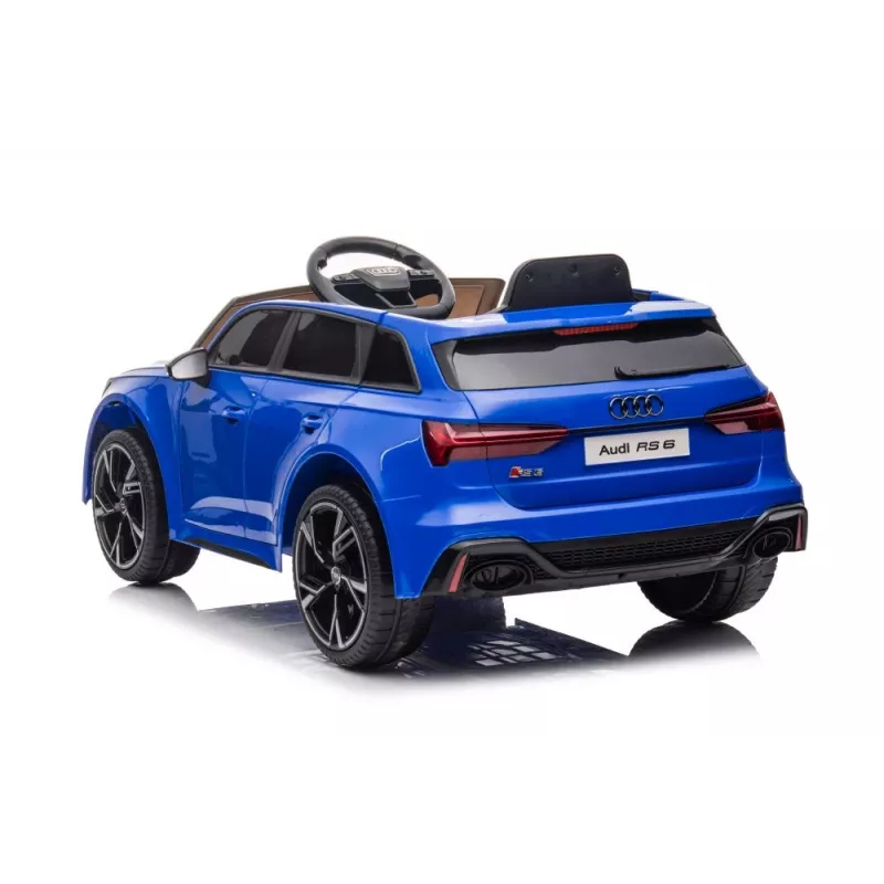 LEAN CARS Audi RS6 BRD-2118 batériou poháňané vozidlo modré