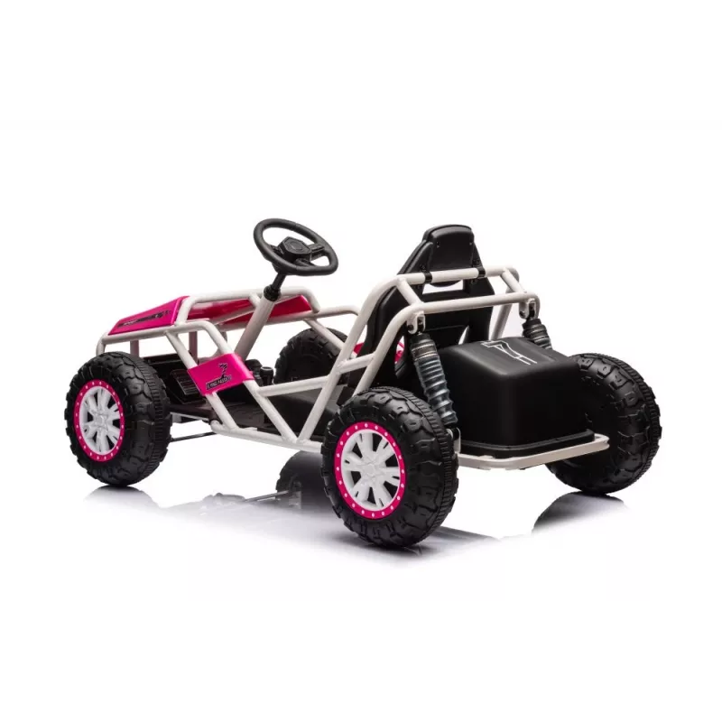 LEAN CARS Batériové auto Buggy A8812 ružové 24V
