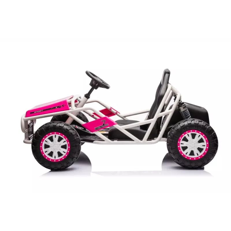 LEAN CARS Batériové auto Buggy A8812 ružové 24V