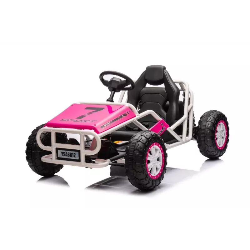 LEAN CARS Batériové auto Buggy A8812 ružové 24V