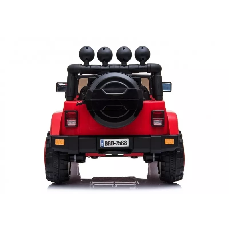 LEAN CARS batériové auto Jeep BRD-7588 červená 4x4 7408
