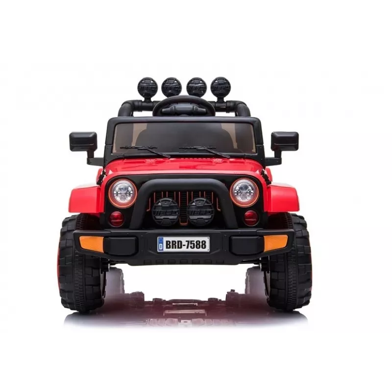 LEAN CARS batériové auto Jeep BRD-7588 červená 4x4 7408