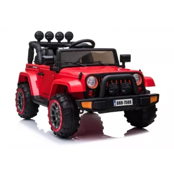 LEAN CARS batériové auto Jeep BRD-7588 červená 4x4 7408