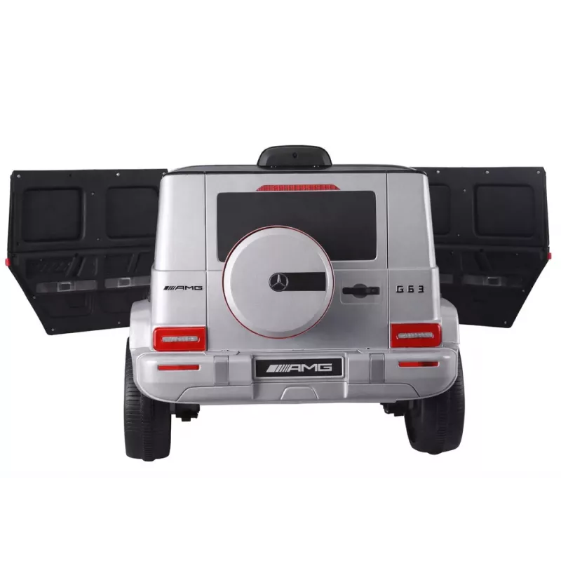 LEAN CARS batériové auto Mercedes G63 S306-1 strieborná