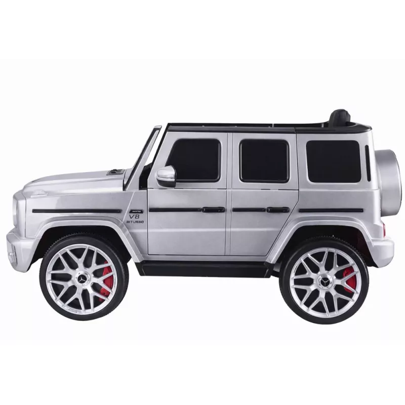 LEAN CARS batériové auto Mercedes G63 S306-1 strieborná