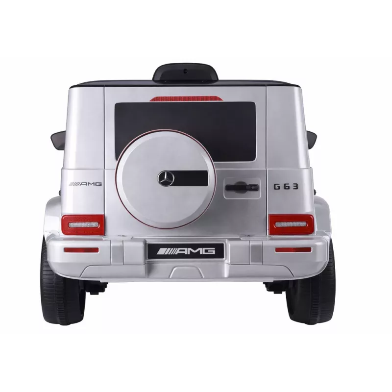 LEAN CARS batériové auto Mercedes G63 S306-1 strieborná