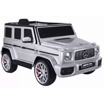 LEAN CARS batériové auto Mercedes G63 S306-1 strieborná