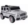 LEAN CARS batériové auto Mercedes G63 S306-1 strieborná