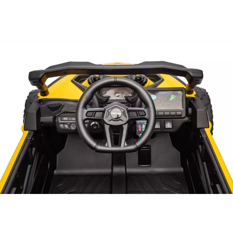 LEAN CARS Batériový buggy Can-am DK-CA003 žltý
