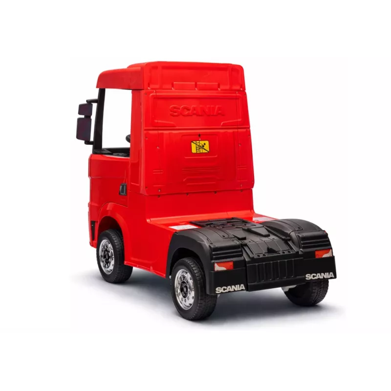 LEAN CARS Batériové auto Scania 500R HL698 červené 4x4