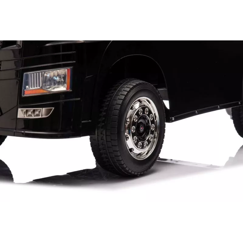 LEAN CARS batériou poháňané detské auto Scania 500R HL698 čierne 4x4