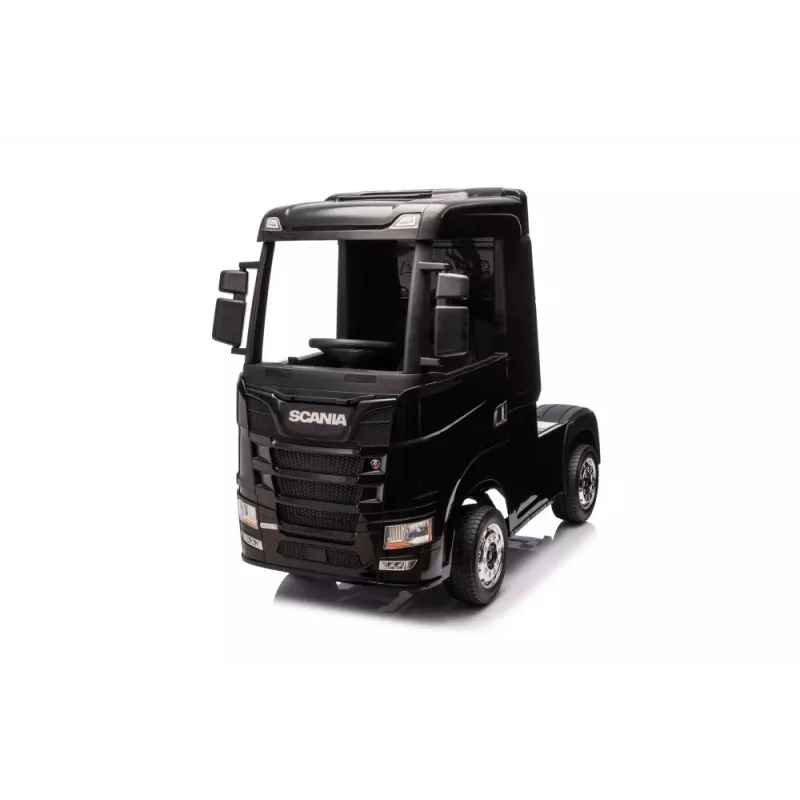 LEAN CARS batériou poháňané detské auto Scania 500R HL698 čierne 4x4