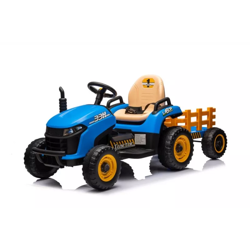 LEAN CARS Batériový traktor BBH-030 modrý
