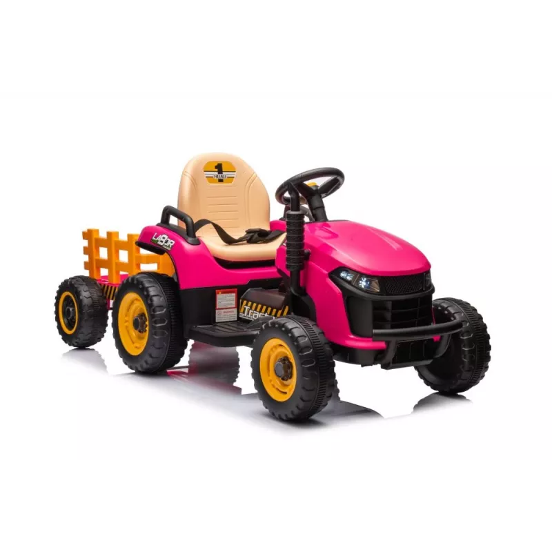 LEAN CARS Batériový traktor BBH-030 ružový