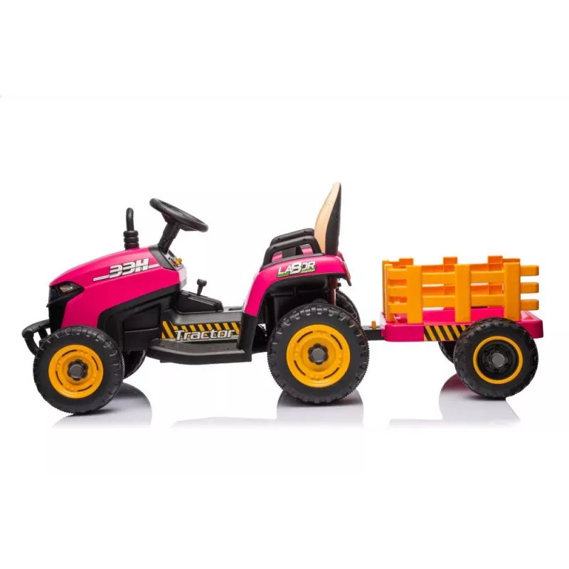 LEAN CARS Batériový traktor BBH-030 ružový