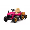 LEAN CARS Batériový traktor BBH-030 ružový