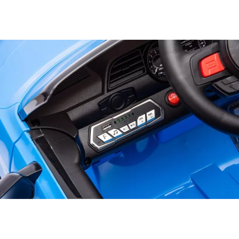 LEAN CARS Batériové vozidlo Ford Mustang GT500 Shelby modré