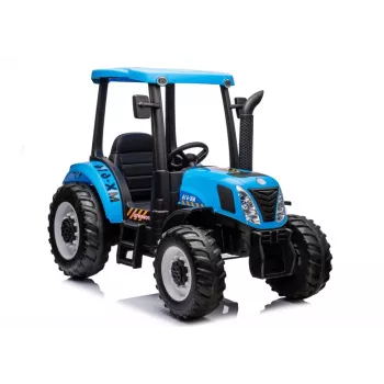 LEAN CARS batériový traktor A011 24V modrý – detské elektrické auto s 2x200W motormi, diaľkovým ovládaním, LED svetlami, Bluetooth