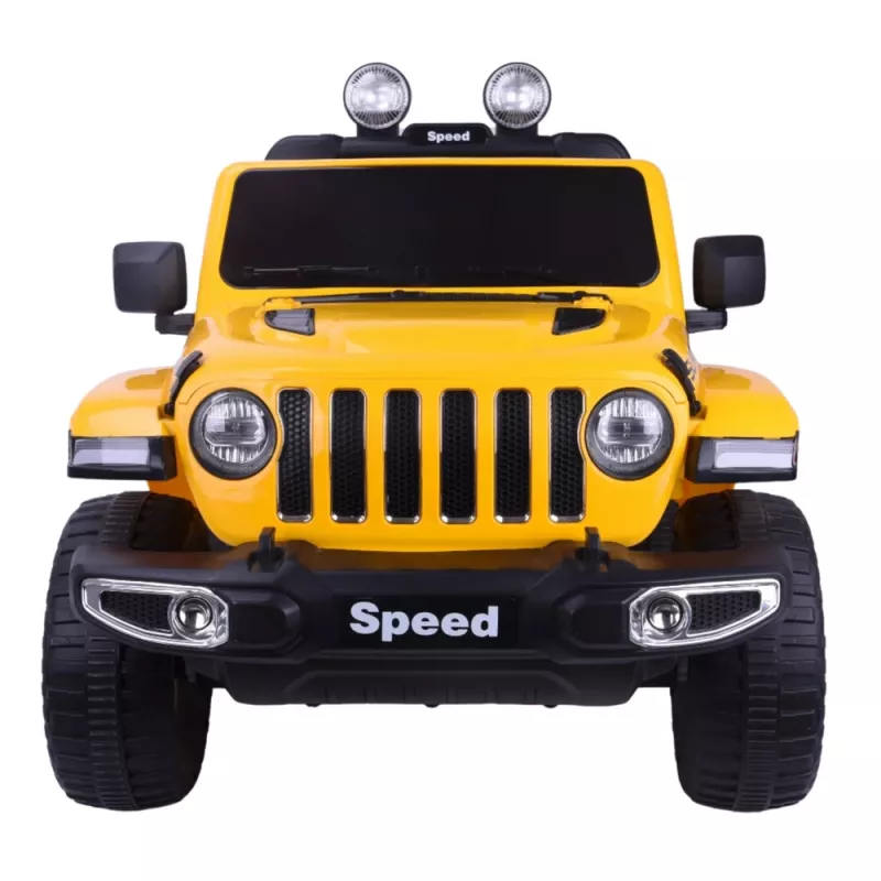 LEAN CARS Batériové vozidlo FT-938 žlté lakované 4x4