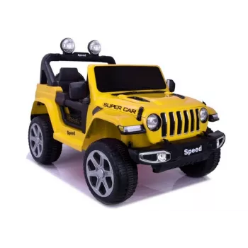 LEAN CARS Batériové vozidlo FT-938 žlté lakované 4x4